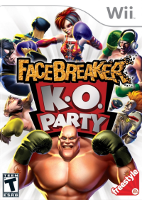 FaceBreaker K.O. Party Wii US box art